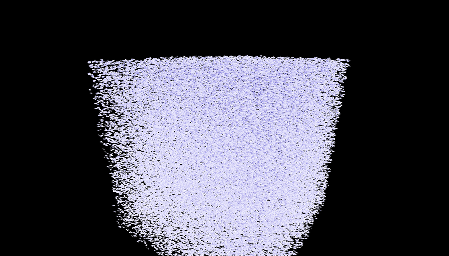 100,000 instanced meshes rendered in MauEng